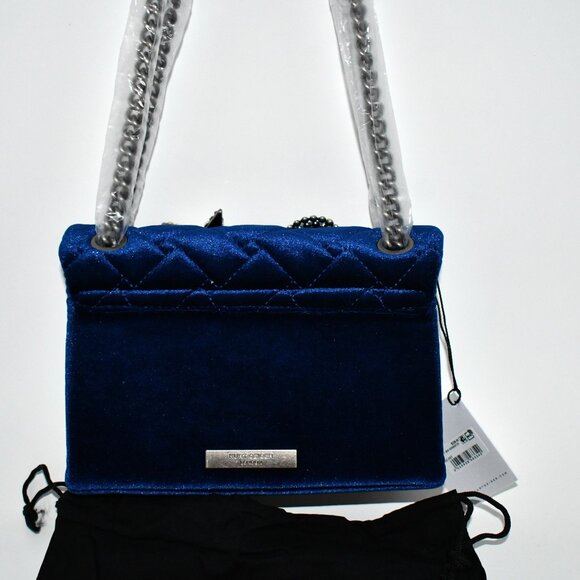 Kurt Geiger London Velvet MINI Kensington Novelty Crossbody Bag in Blue #5018780 - Picture 6 of 9